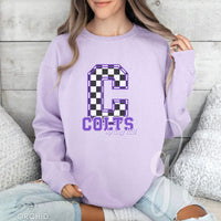 Spring Hill Colts - Checkered (Tees+Sweatshirts)