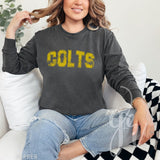 Distressed Varsity Colts (Tees+Sweatshirts)