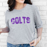 Distressed Varsity Colts (Tees+Sweatshirts)