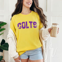 Distressed Varsity Colts (Tees+Sweatshirts)