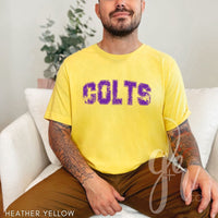 Distressed Varsity Colts (Tees+Sweatshirts)