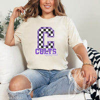 Spring Hill Colts - Checkered (Tees+Sweatshirts)