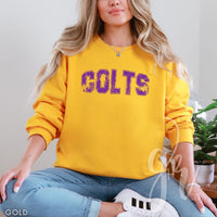 Distressed Varsity Colts (Tees+Sweatshirts)