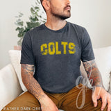 Distressed Varsity Colts (Tees+Sweatshirts)