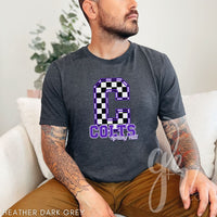 Spring Hill Colts - Checkered (Tees+Sweatshirts)