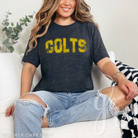 Distressed Varsity Colts (Tees+Sweatshirts)