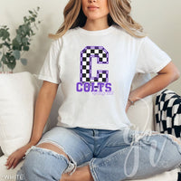 Spring Hill Colts - Checkered (Tees+Sweatshirts)