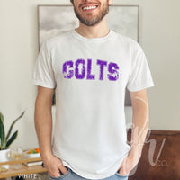 Distressed Varsity Colts (Tees+Sweatshirts)