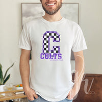 Spring Hill Colts - Checkered (Tees+Sweatshirts)