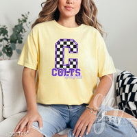 Spring Hill Colts - Checkered (Tees+Sweatshirts)