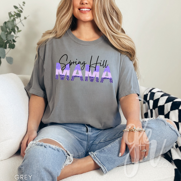 Leopard Spring Hill Mama (Tees+Sweatshirts)