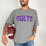 Distressed Varsity Colts (Tees+Sweatshirts)