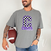 Spring Hill Colts - Checkered (Tees+Sweatshirts)