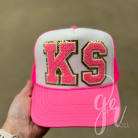 Custom Chenille Foam Trucker Hat