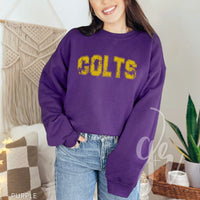 Distressed Varsity Colts (Tees+Sweatshirts)