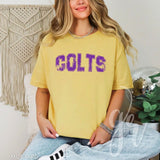 Distressed Varsity Colts (Tees+Sweatshirts)