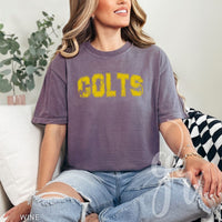 Distressed Varsity Colts (Tees+Sweatshirts)