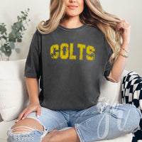 Distressed Varsity Colts (Tees+Sweatshirts)