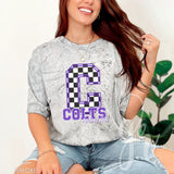 Spring Hill Colts - Checkered (Tees+Sweatshirts)