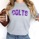 Distressed Varsity Colts (Tees+Sweatshirts)