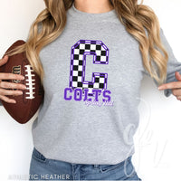 Spring Hill Colts - Checkered (Tees+Sweatshirts)