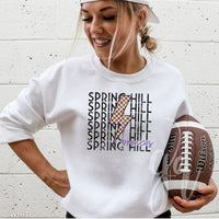 Checkered Bolt Broncos (Tees+Sweatshirts)