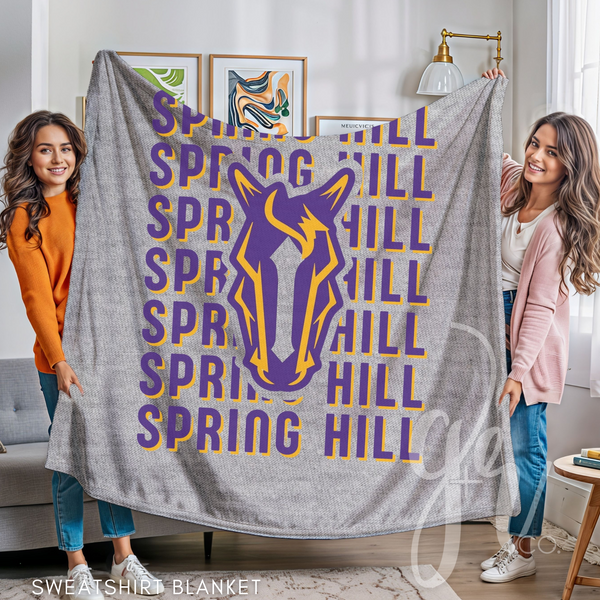 Spring Hill Sweatshirt Blanket