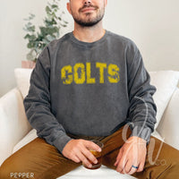 Distressed Varsity Colts (Tees+Sweatshirts)