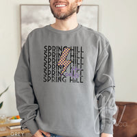 Checkered Bolt Colts (Tees+Sweatshirts)