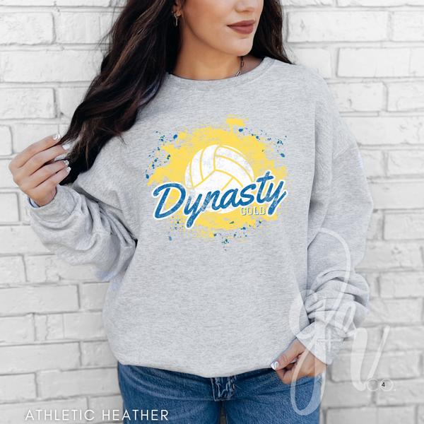 Dynasty Gold Splatter - SPIRIT WEAR (Tees+Sweatshirts)