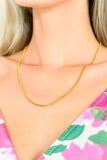 Eagerly Waiting Gold Plated Chain Necklace