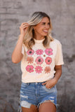 Pink Flowers Tee