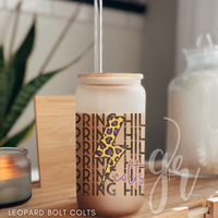 Spring Hill Glass Sippers+Straws (Multiple Designs)