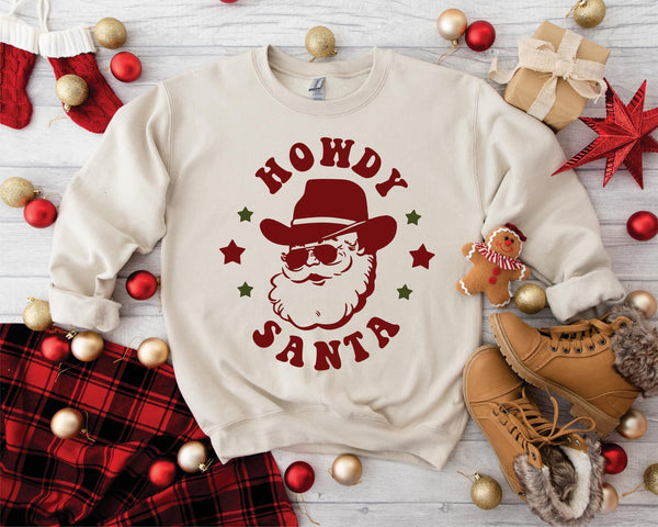 Howdy Santa Sweatshirt